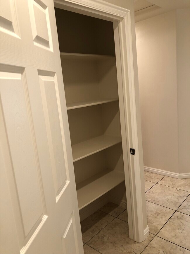 2nd Closet w/ shelving - Main Hall - 2349 S 240 W