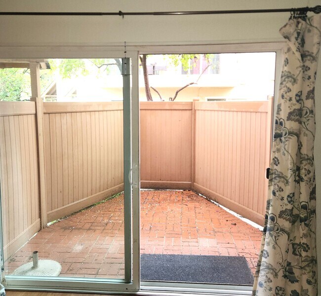 Patio has space for BBQ and seating - 138 S Bryn Mawr St