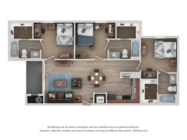 Floorplan - Flatts at South Campus