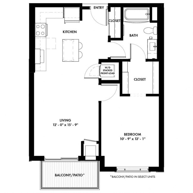 Floorplan - The Knox Apartments