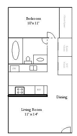 1BR/1BA - Santa Fe Trace Apartments