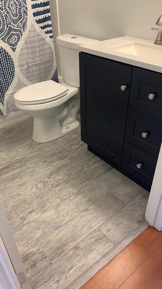 New flooring in bathroom - 1714 Meadows Cir W