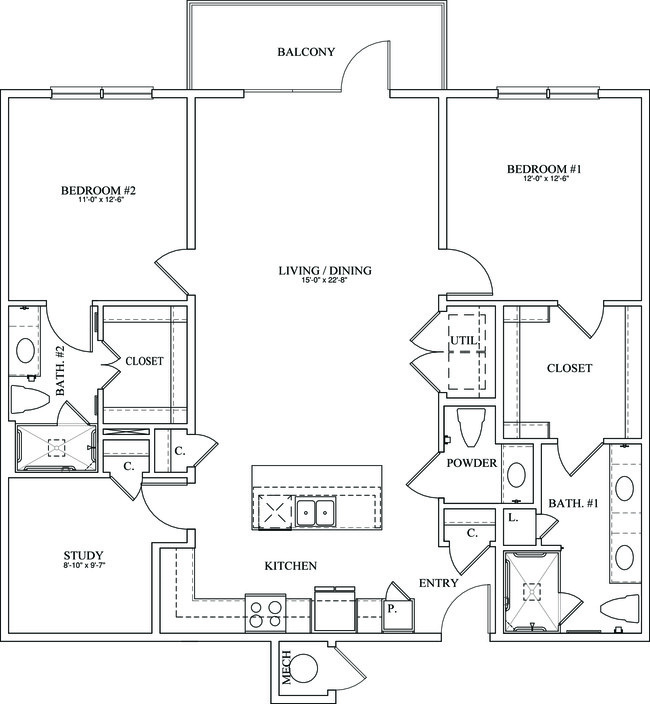 Floorplan - The Dorset