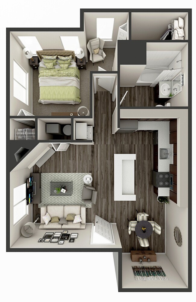 Floorplan - Deer Crest Apartments