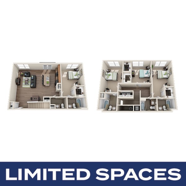 The Lex 4x4.5 Townhome - Limited Spaces - The Lex