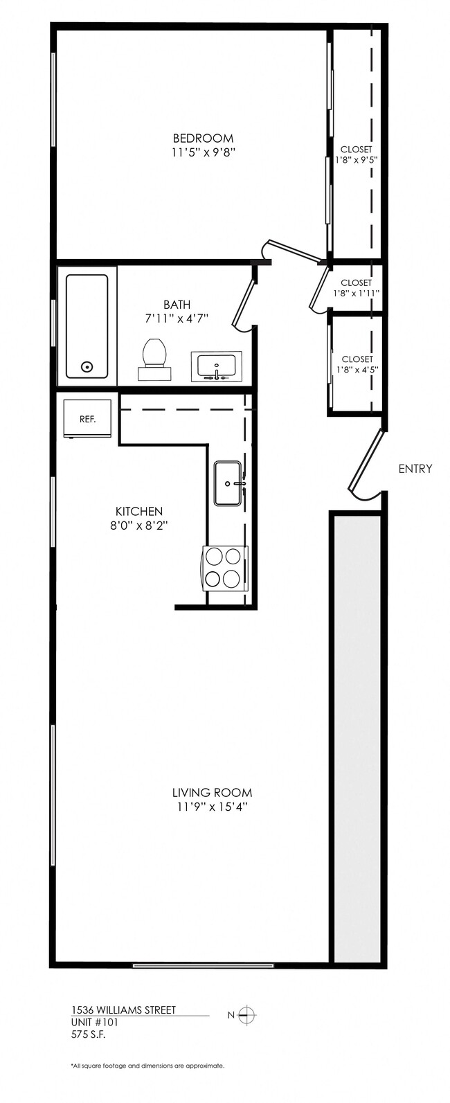 Floorplan - 1536 Williams St