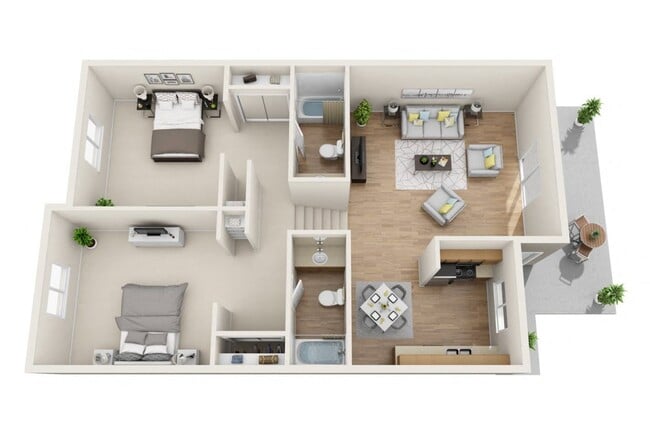 Floorplan - Highlander Park Apartments