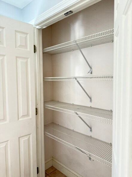 Linen closet (across from coat closet) - 20 Partridge Ln