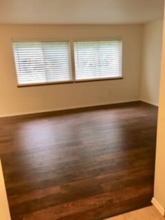 Laminate Flooring in Livingroom & White Window Blinds - 24615 104th Ave Ct E