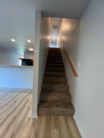 Stairs up - 224 W Loucks St