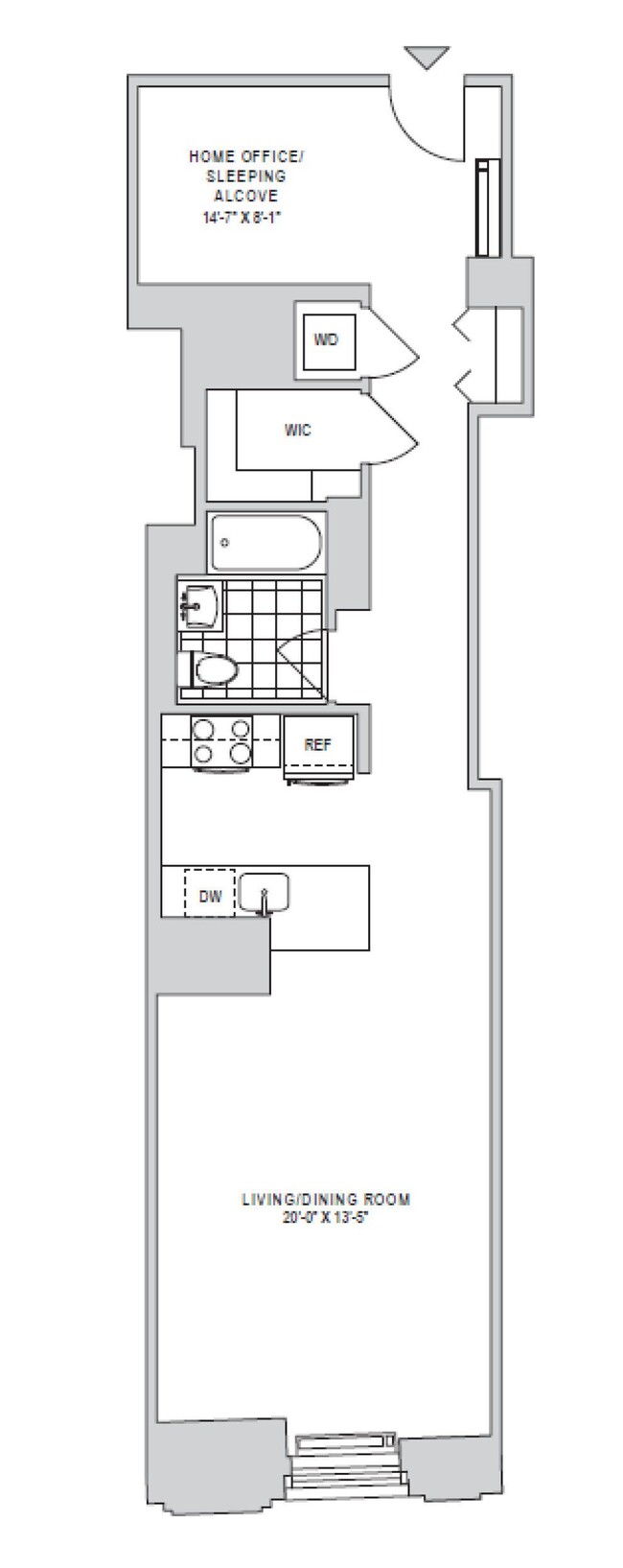 Floorplan - 70 Pine Apartments