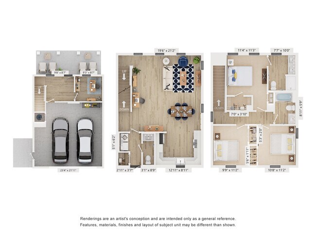 Floorplan - Hamlet at Avalon Park - Homes and Townhomes for Rent