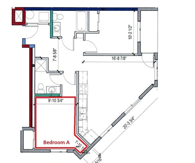 E - Bedroom A available to lease - The Pearl