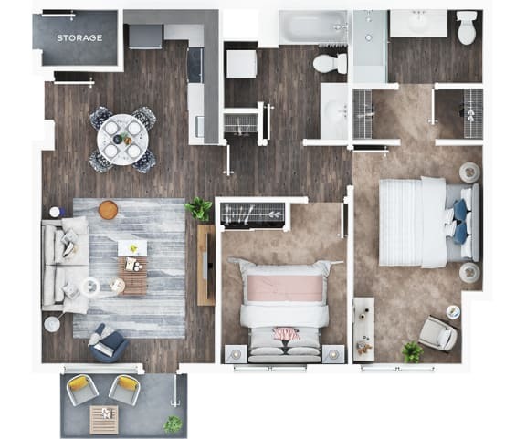 Floorplan - Edison Apartments