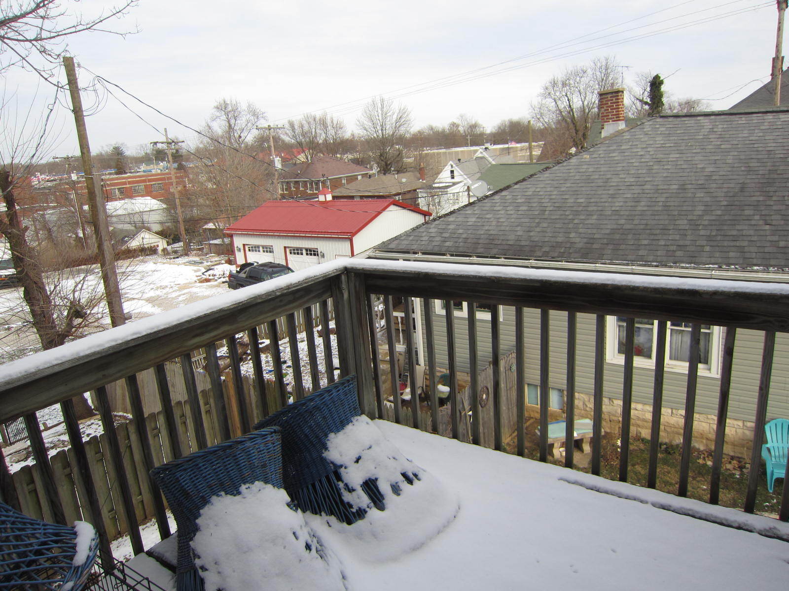 View from balcony. Sorry about the snow. This is an older picture. - 1728 I St