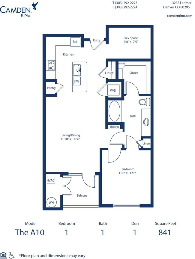Floorplan - Camden RiNo