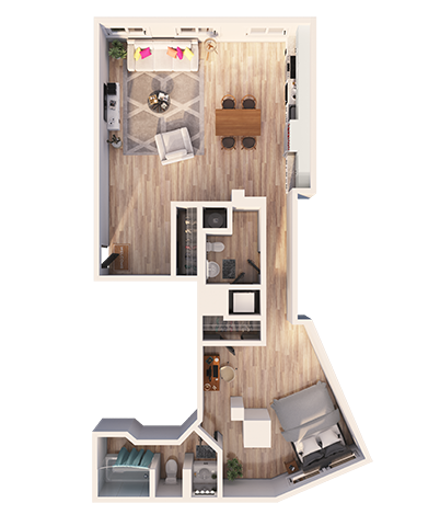 Floorplan - Roosevelt Lofts