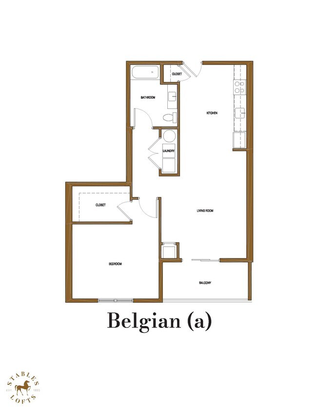 Belgian (a) - 1x1 - Allegheny City Stables Lofts