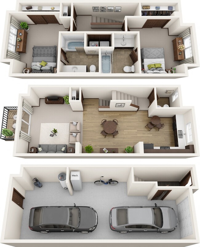 Floorplan - Aster Townhomes