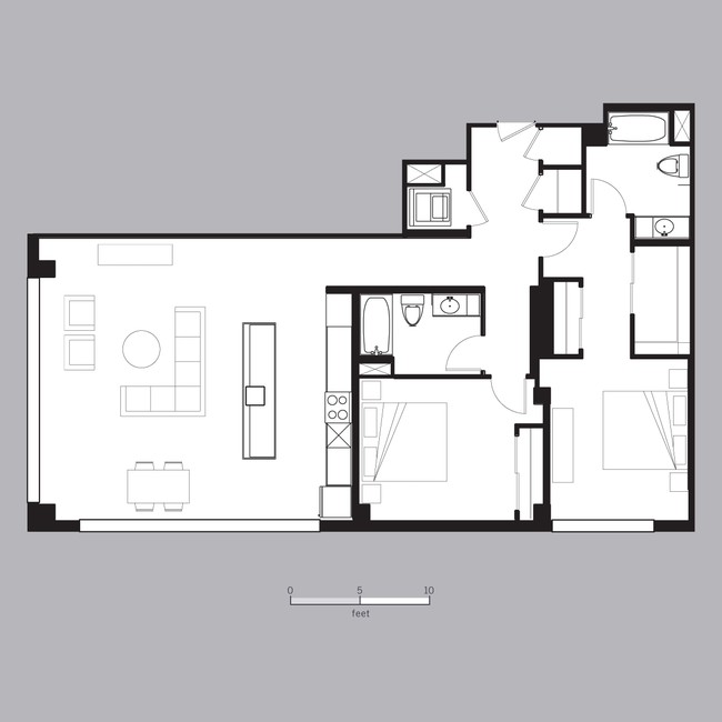 2BR/2BA - Etta