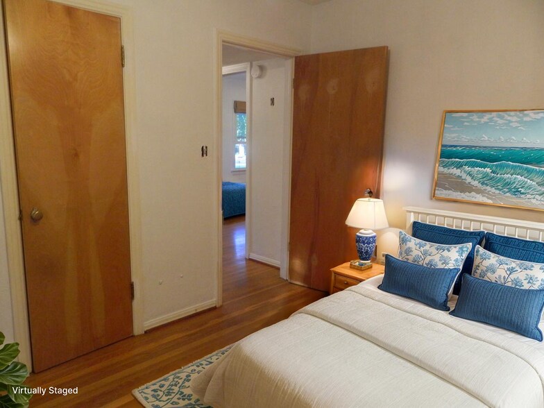 Bedroom 2 (virtually staged, different angle) - 1034 Monroe St