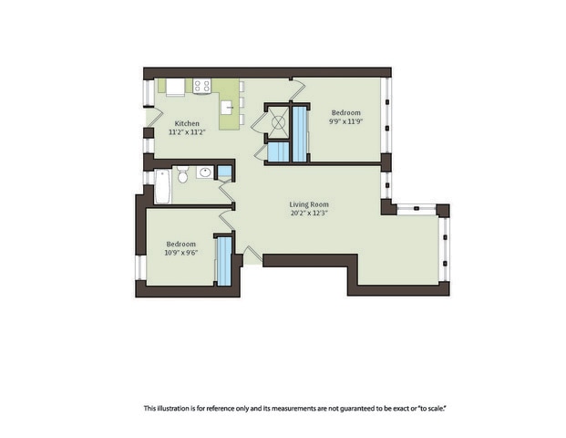 Floorplan - 5234-5244 S. Ingleside Avenue