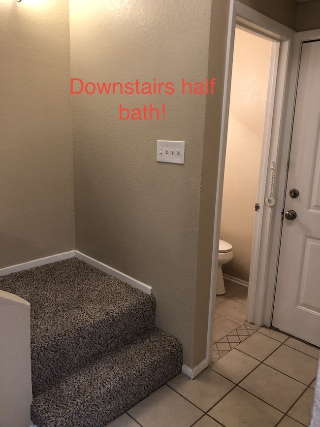 Half bath downstairs - 5401 Chimney Rock Rd