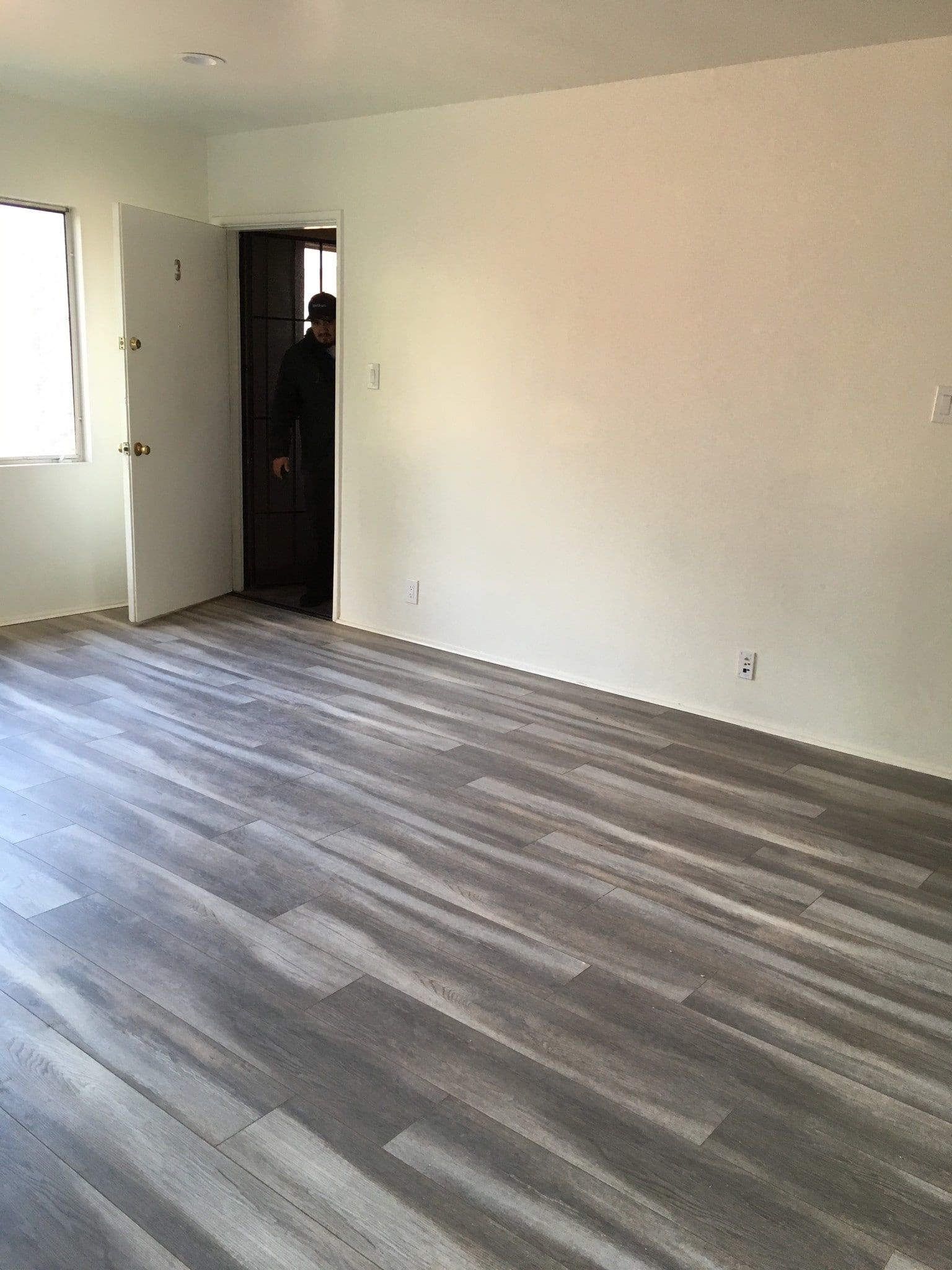 Living room and front door - 11702 Crenshaw Blvd