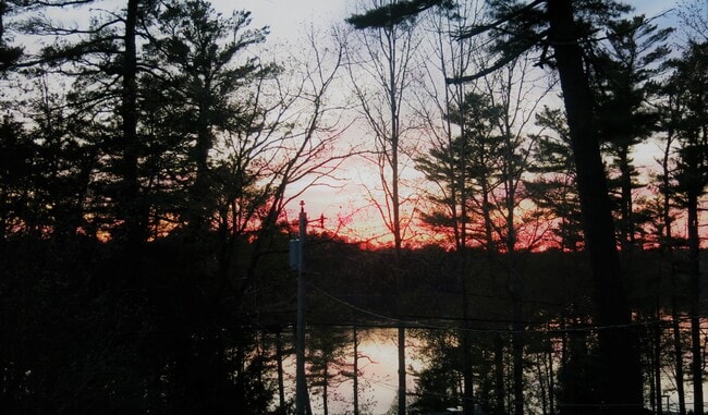 Sunset from your private deck - 490 Cross Point Rd