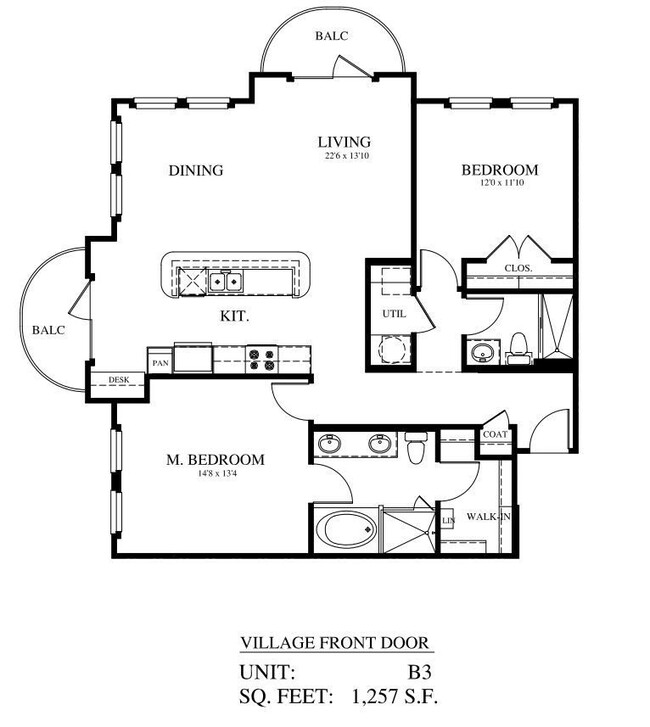 Floorplan - Colleyville Lofts