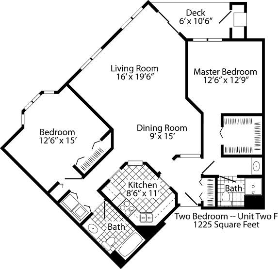 Unit 2F - Crosby Pointe Apartments