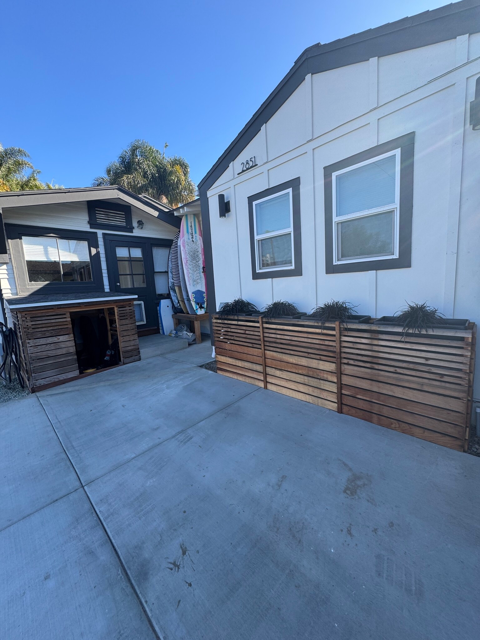tiny home to the right, main house to the left (where owners live0 - 3744 Granada Ave