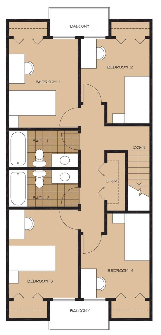 Floor Plan - 1553 Whitehall Blvd