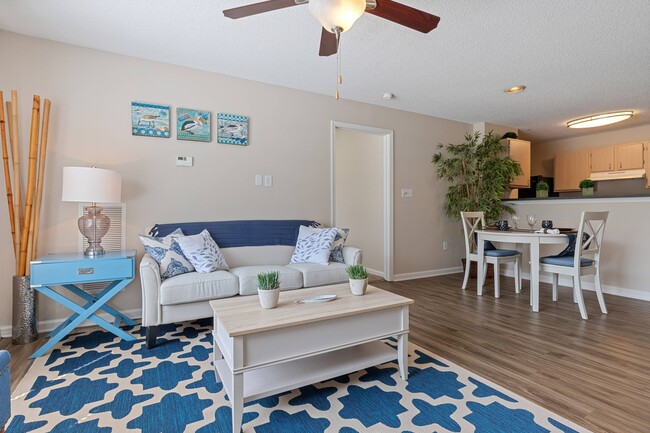 Open Floor Plan Living Area - Cherry Grove Commons Apartments