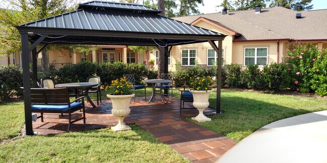 Enjoy our courtyard gazebo with friends and family. - 16700 Ella Blvd