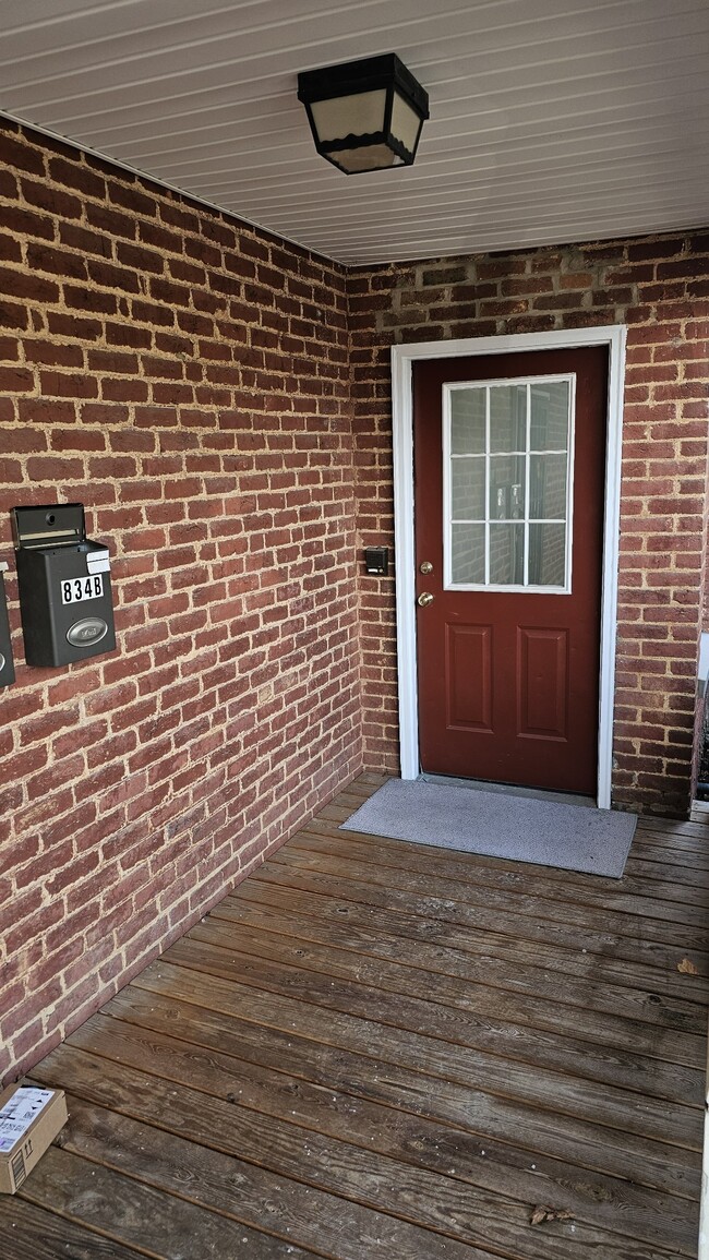 Covered Street Front Entrance - 834 N Augusta St