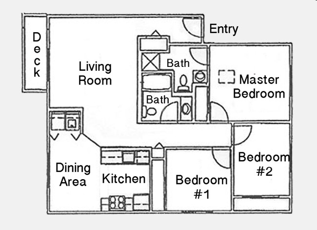 Floorplan - Mountainside Apartment Homes