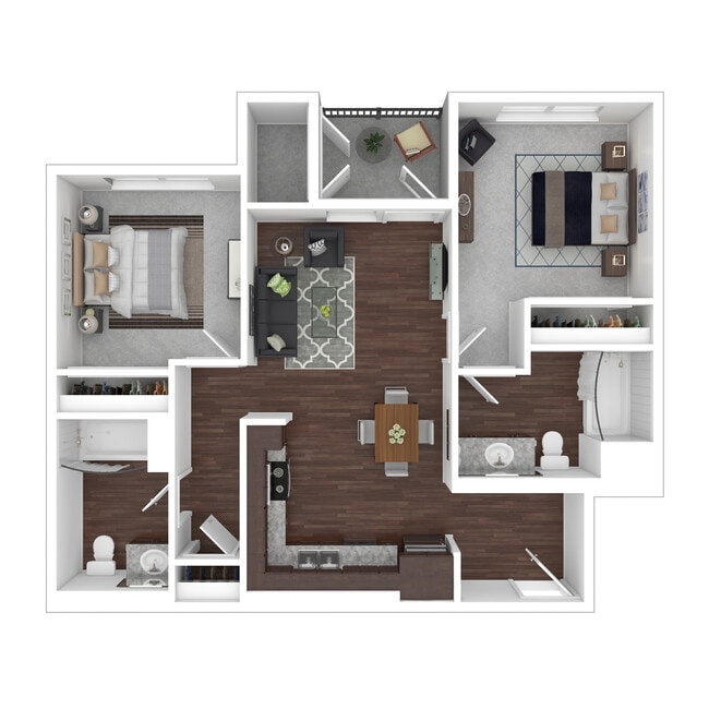 Floorplan - Sunrise Crossing Apartments