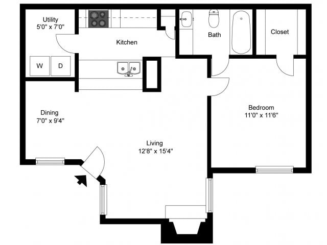 Floorplan - Coronado North Apartments