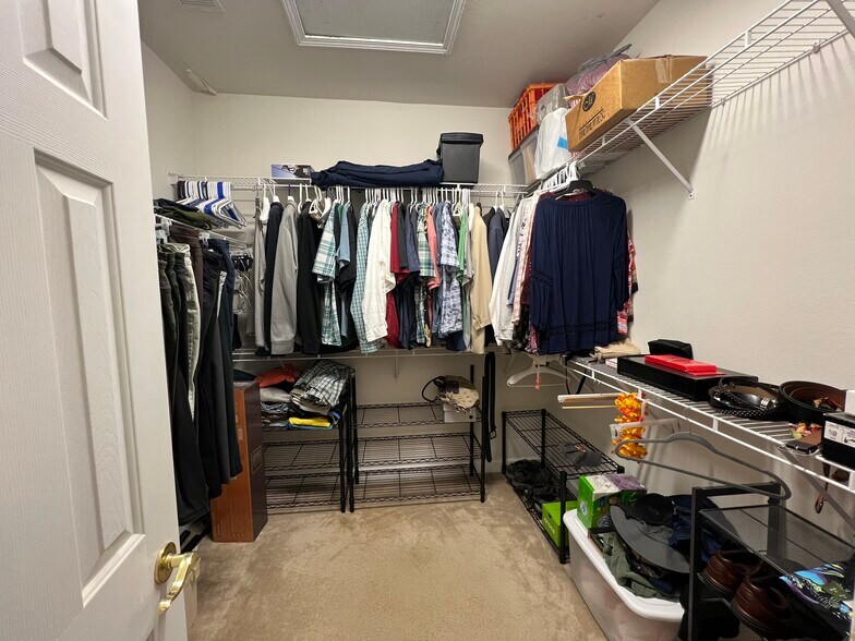 Walk-in closet - 132 Zinnia Dr