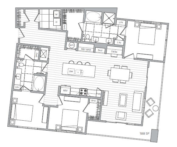 Floorplan - Windsor Mystic River