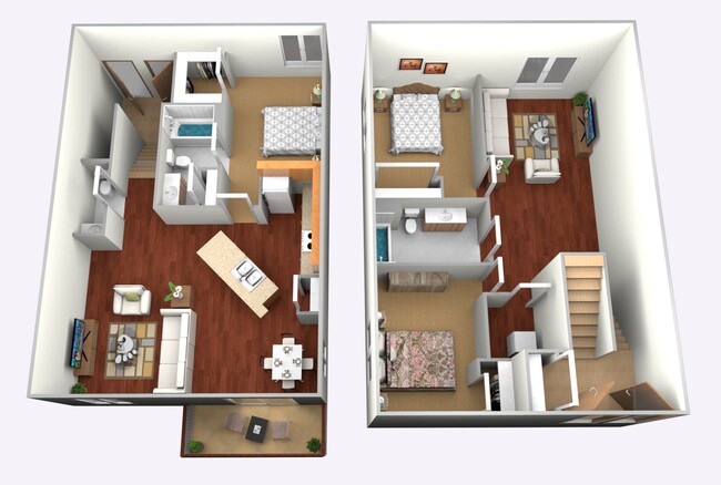 Floorplan - Courtyard Townhomes