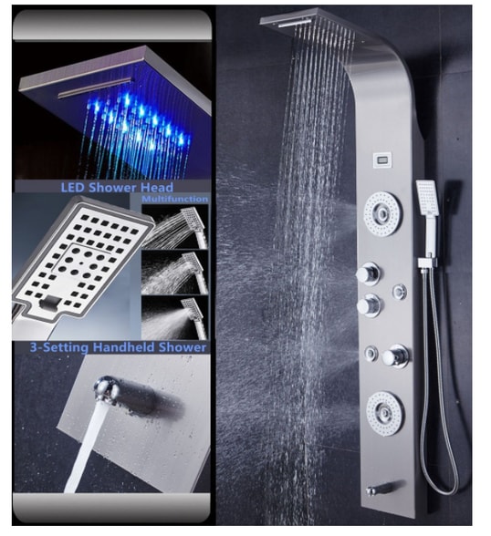 Shower tower options - 277 Bluff St