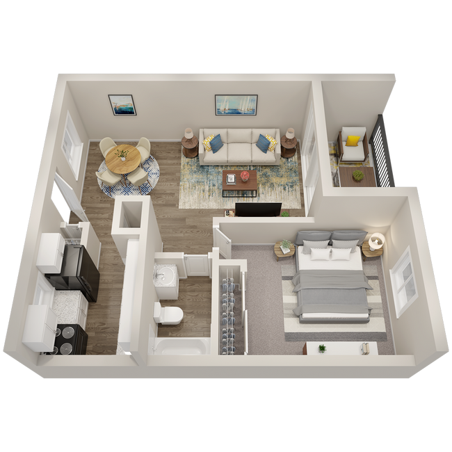 Floorplan - Promenade At Edgewater Apartments