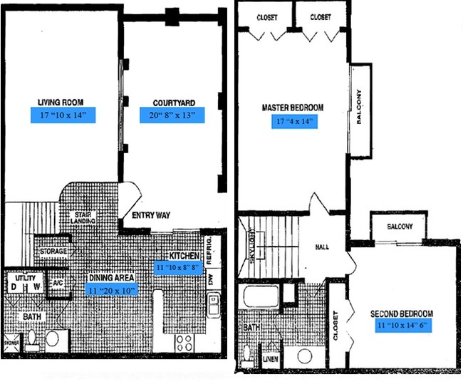 2BR/2BA - Crystal Lake Townhomes