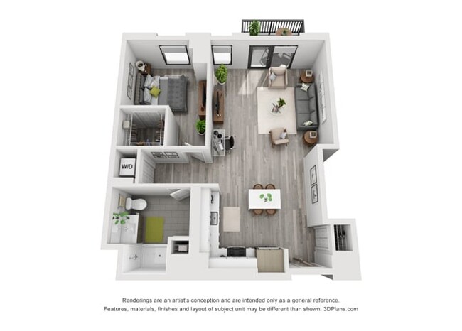 Floorplan - Residences at Addison Clark