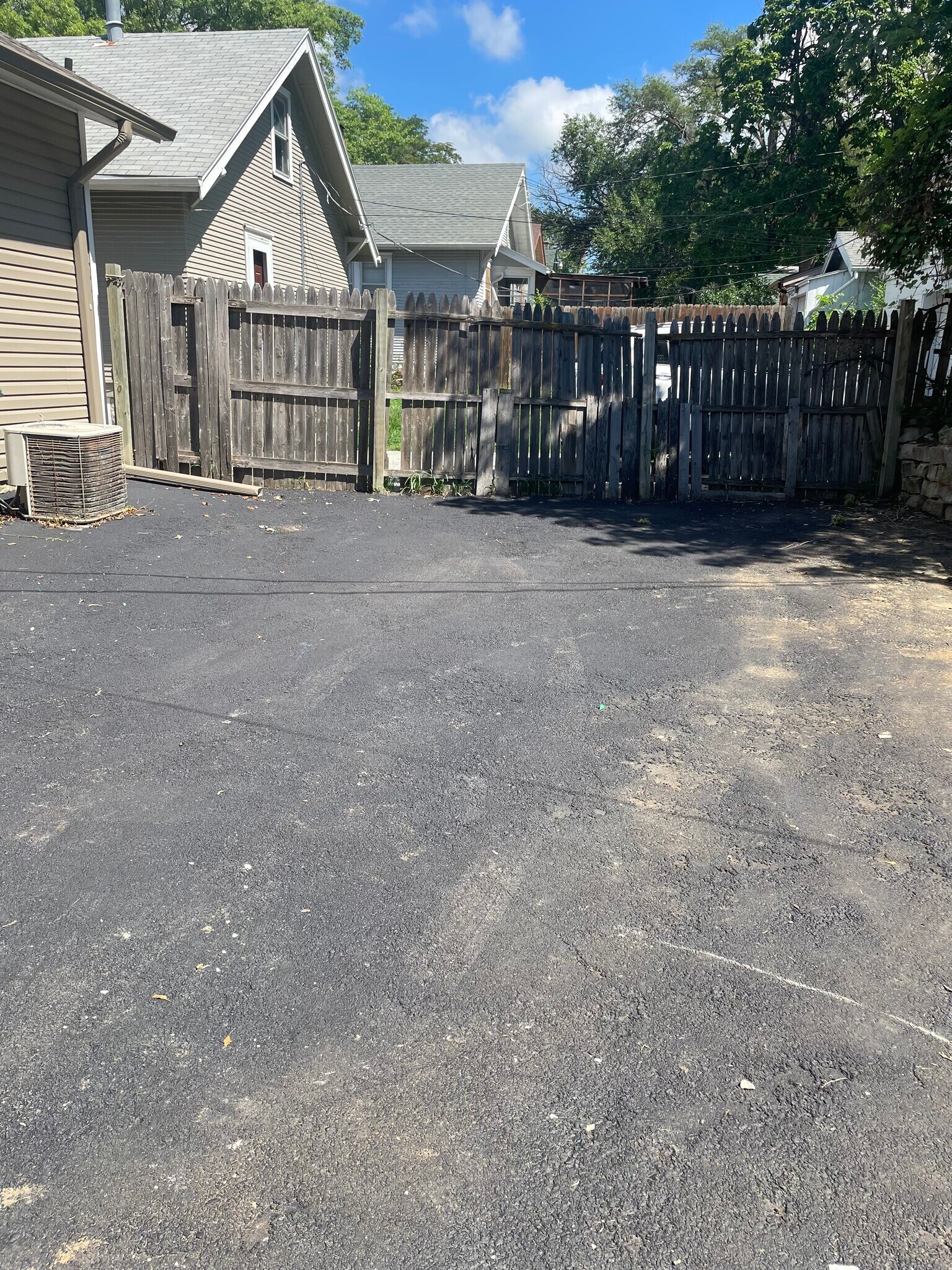 extra parking pad- turn around and face street - 3603 N 60th St
