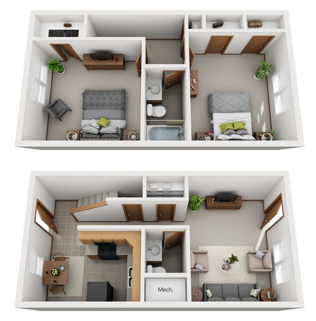 Floorplan - Sassafras Hill Apartments