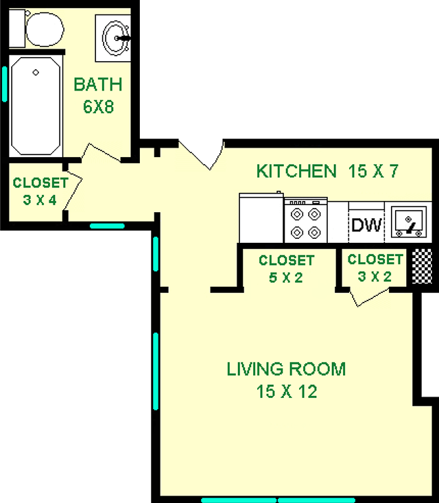 Hydrangea Studio Floorplan - Nevilletree