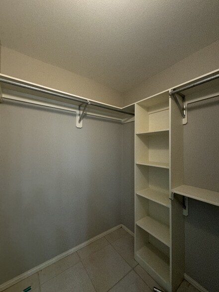 Built in shelves in closets - 10212 N 12th St